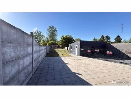 ? maison individuelle semi plain-pied – 125 m² – 4 chambres – double garage – terrain 1156