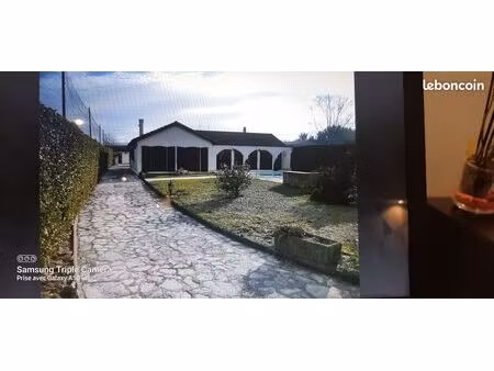 a vendre villa piscine gironde limite dordogne 280000 euros