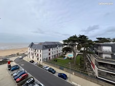 appartement vue mer triangle d'or de pornichet face plage des libraires