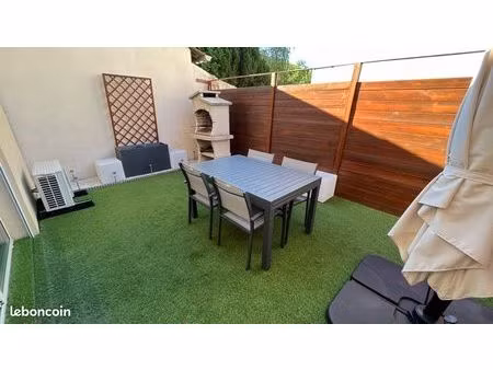 à ne pas louper bel appartement f2 entièrement climatisé et économique avec terrasse aména