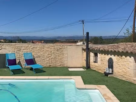 villa 140m2 jolie vue + piscine