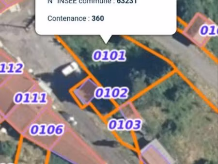 terrain constructible 360m2