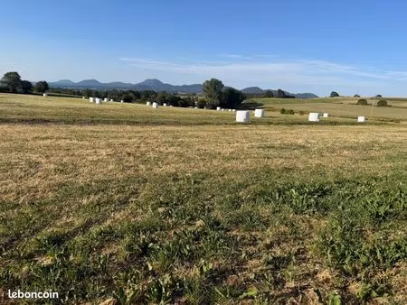 terrain à bâtir / constructible - 1000 m2 - vernines - vue imprenable sur la chaîne des pu
