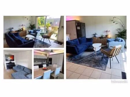 superbe appartement duplex climatisé meublé métro borderouge avec place de parking