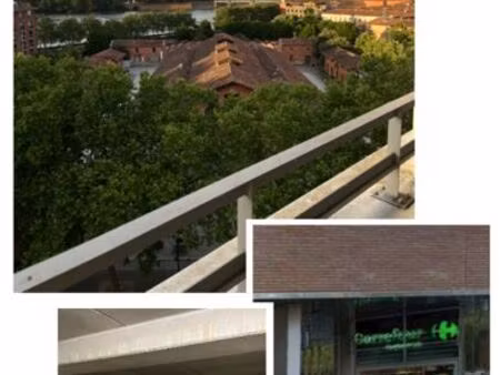 joli t2 de 42 m² au dernier étage avec loggia à toulouse (quartier saint-cyprien)