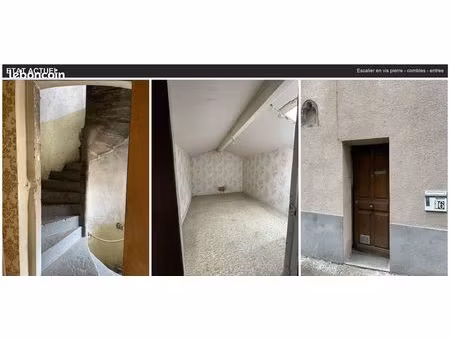 maison de bourg à rénover - 95m² - beaumont (63) centre