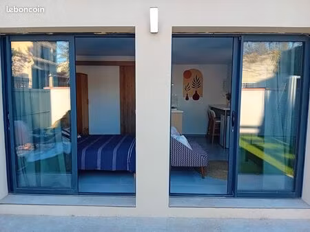 petit studio 20m2 + jardin