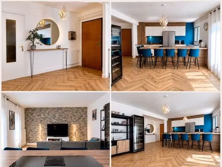 appartement t4 de 101 m² – entièrement rénové  aucun travaux à prévoir – hyper centre chal