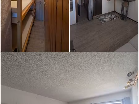vente studio au col de merdassier à manigod 74230. proche toutes commodités  au pied des p