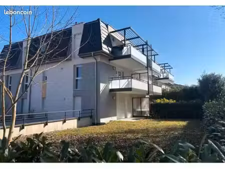 appartement 2 pièces  rez de jardin  44 55 m2