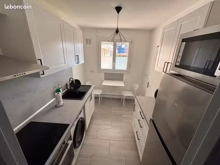 a louer t3 non meublé - rénovation de qualité dans résidence sécurisée