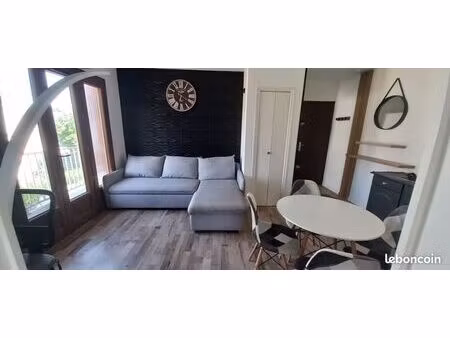 à louer – t2 meublé de 37 m² avec balcon et climatisation
