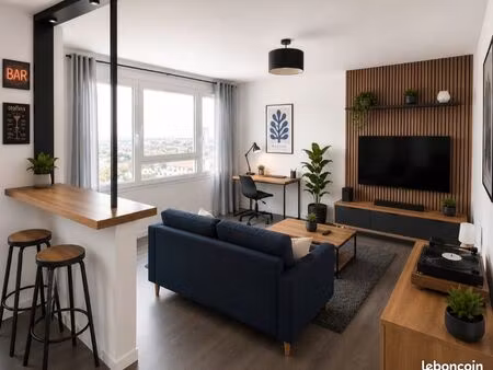 à louer prochainement – studio meublé rénové avec chambre