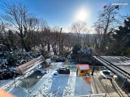 maison 5 pièces  120 m2 rénovées  vue sur paris imprenable  terrasse 80 m2  à montmorency
