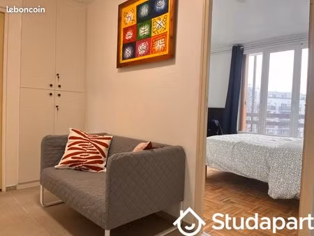 chambre 1 pièce 11 m²