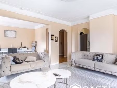 appartement 5 pièces avec double séjour  garage et cave