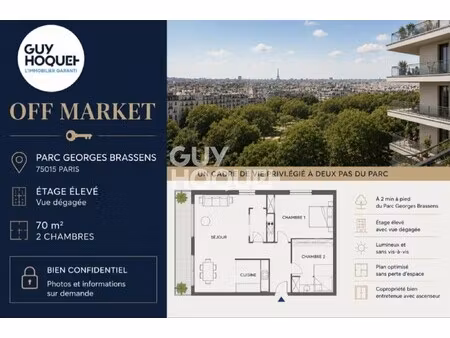 off markett appartement à vendre de 4 pièces de 70 m²
