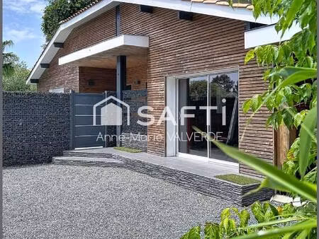 lacanau ville– 170 m² – piscine chauffée – garage – terrain de 941 m²