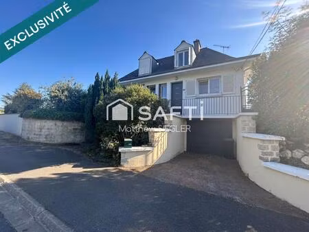 maison familiale de 116 m² avec 4 chambres  sous-sol complet  terrain arboré de 1 077 m² e