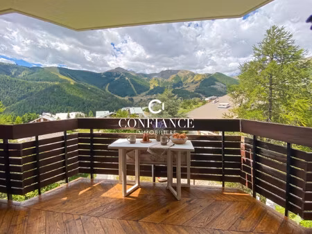 (06660) auron centre fi chambre cabine terrasse vue panoramique