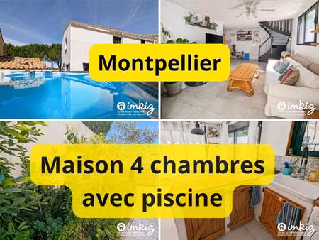 maison individuelle 6 pièces 104 m² avec piscine