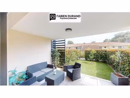 rez de jardin t2 54 m² avec jardin & garage -