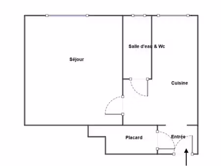 location appartement 1 pièce 25 m² à bagneux (92220)  790 €