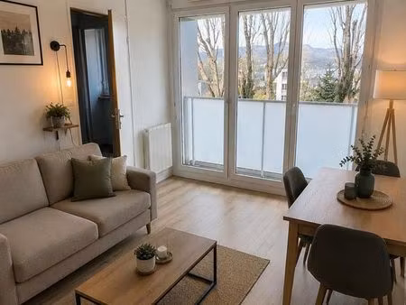 à louer – t3 meublé entièrement rénové – 58 m² – neuville-sur-saône