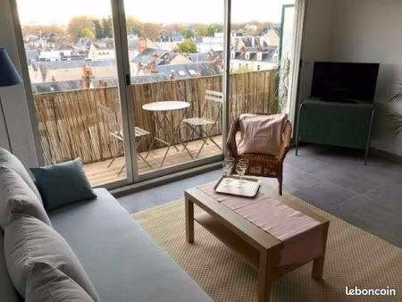 studio meublé 31m2 blanqui terrasse et parking