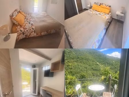venaco t2 à la location : entièrement meublé et équipé  refait à neuf 30m2 idéal étudiant 