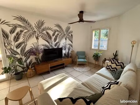 maison 3 chambres + jardin lacanau ville