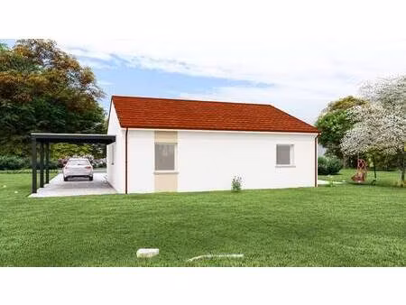 terrain avec maison neuve à vendre