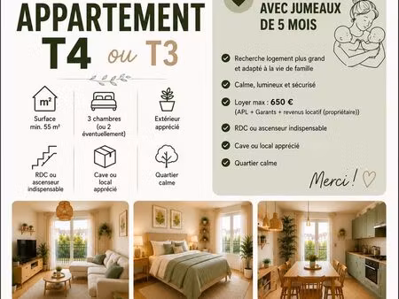 recherche t4 le havre alentours