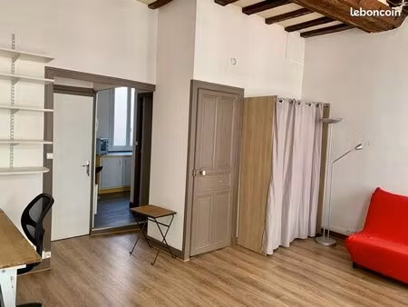 t1 meublé – hyper centre d’angers – 34 m²