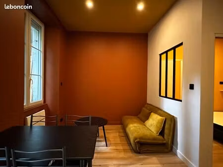 besançon centre – rue des granges – t2 meublé sur jardin – disponible au 1er août
