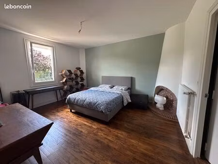 loue appartement 3 pièces 100m2 avec jardin en rdc