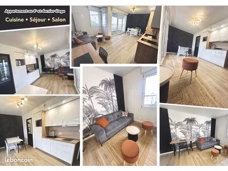 appartement meublé 32 m2 avec garage - la doutre
