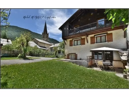 ️ queyras – ville vieille - maison de village – double habitation avec terrain & fort pote