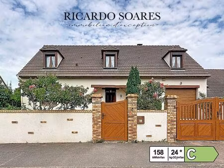 60700 saint-martin-longueau - maison familiale 154m2 / dpe : c / 4 chambres / grand séjour