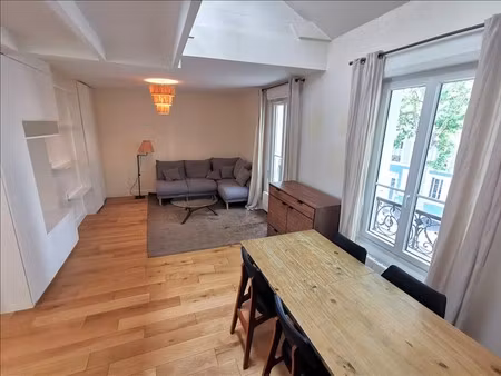appartement - 2ème étage - 37 75 m2 - 2 pièces - meublé