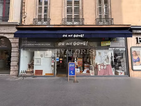 vente commerce 86 m² lyon 2 (69002)