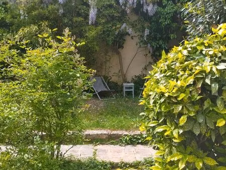 rare à paris – maison de charme 100 m² avec jardin + cave 40 m2  au calme absolu (métro ol
