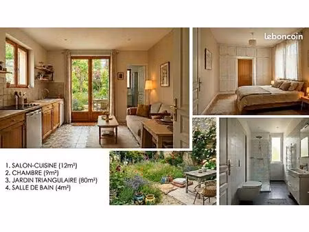 appartement t2 24 m² avec jardinet libourne 24 m