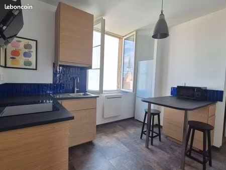 t2 loft 70m² meublé et rénové dijon centre