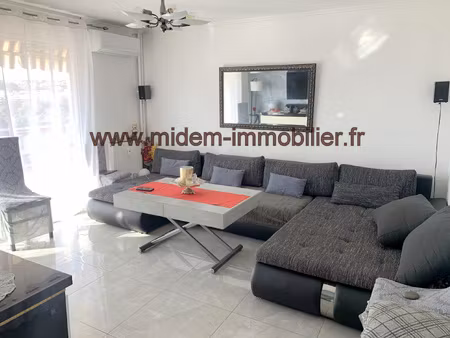 nice ouest grand arénas 4 pièces en bon état de 76 m2 + terr