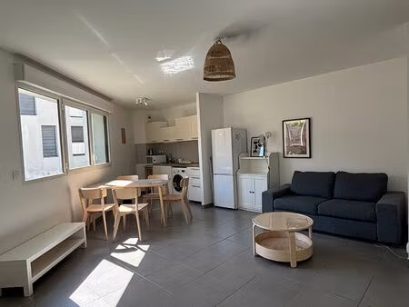 lyon 8 monplaisir - t2 meublé de 43 m2