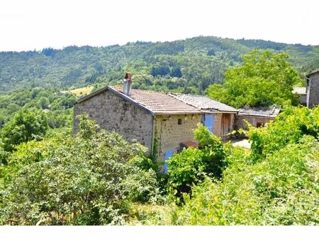 petite ferme en pierres avec terrain saint-julien-d'intres (07)
