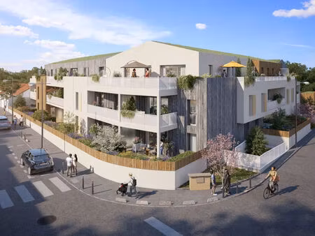 à vendre : appartement type 2 neuf à saint gilles croix de vie  centre-ville