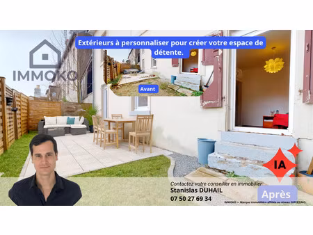 grand duplex t4 - avec jardin - petite copropriété