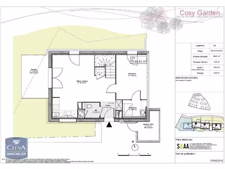 maison à louer 5 pièces 91.32 m² - saint-orens-de-gameville (31) - 947€